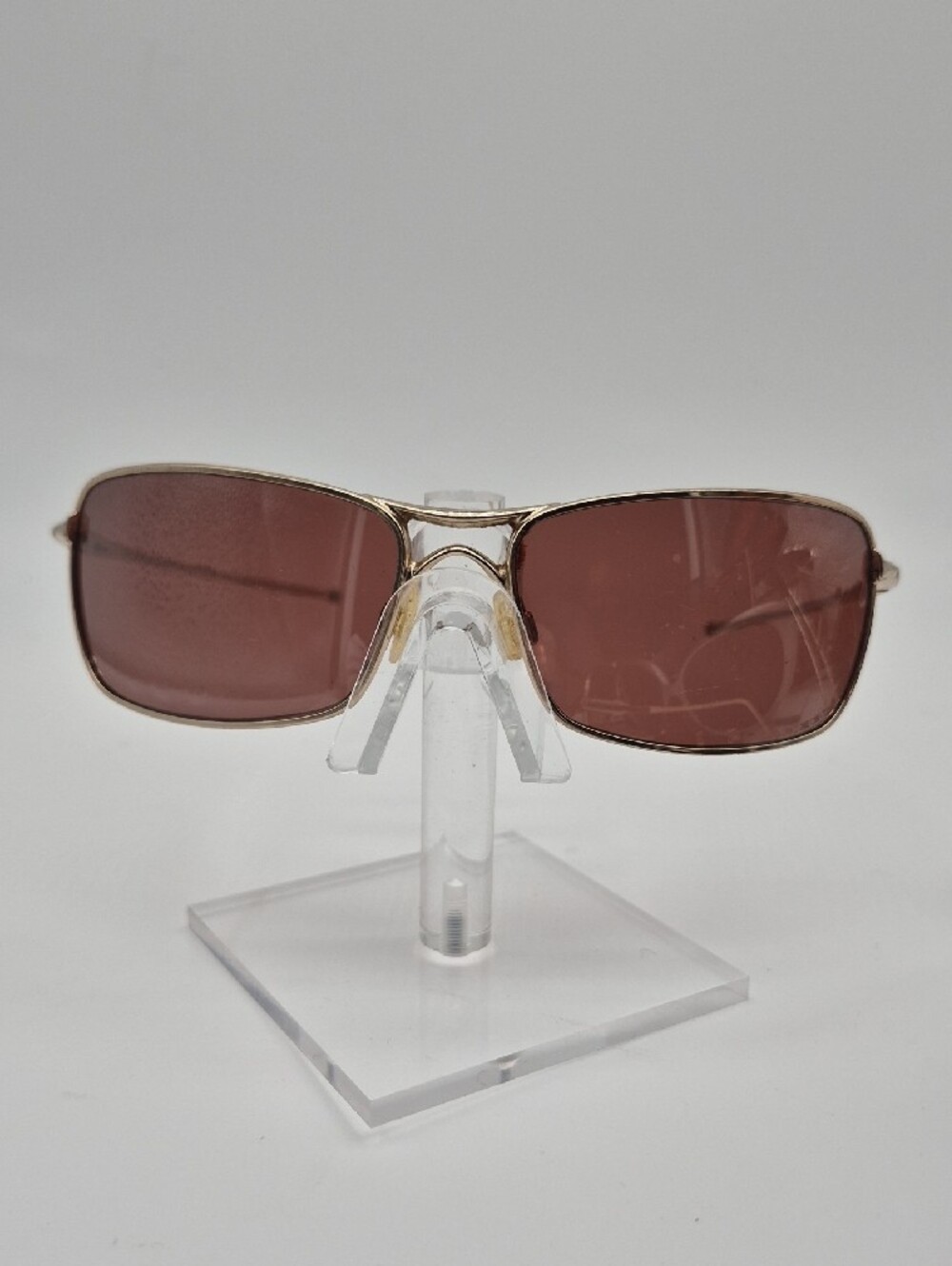 Vintage OAKLEY Crosshair Sunglasses- 64-257NCLA GOLD - Picture 2 of 5